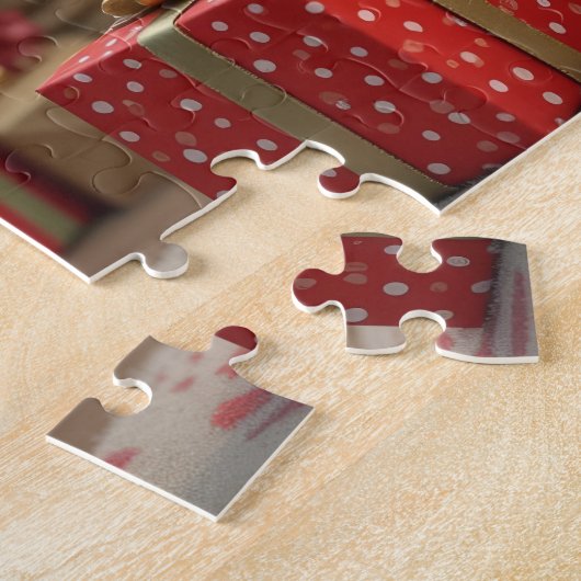 Weihnachts-Otter Puzzle (Seite)