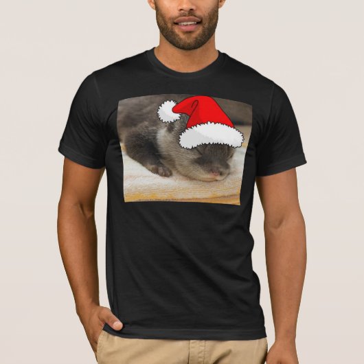 Weihnachts-Otter T-Shirt (Vorderseite)