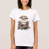 Weihnachts-Otter T-Shirt (Vorderseite)