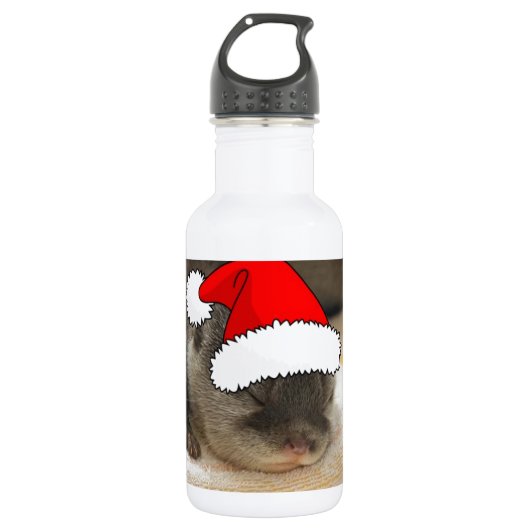 Weihnachts-Otter Trinkflasche (Vorderseite)