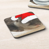 Weihnachts-Otter Untersetzer (Linke Seite)