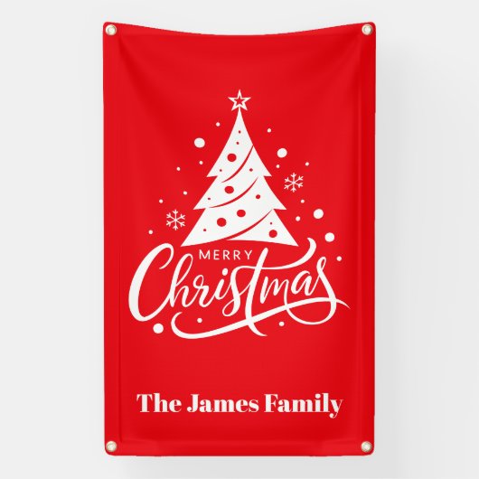 Weihnachts-Outdoor Banner (Vertikal)