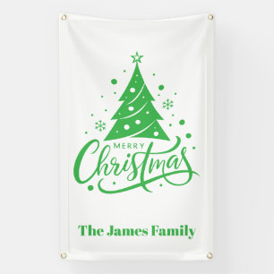 Weihnachts-Outdoor Banner