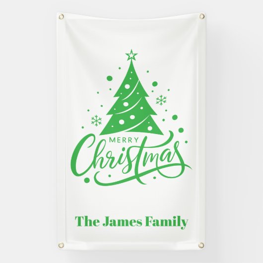 Weihnachts-Outdoor Banner (Vertikal)