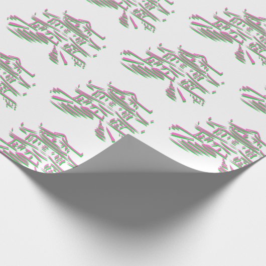 Weihnachts Pagoda Pagodas Geschenk Wrapper Geschenkpapier (Ecke)