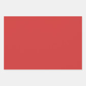 Weihnachts-Paint Spatter in Retro Rot & Olive Gree Geschenkpapier Set (Vorderseite 3)