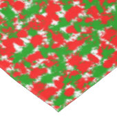 Weihnachts-Paint-Spritzer Tischdecke (Schrägansicht)