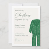 Weihnachts-Pajama-Party Einladung | Feiertag (Vorderseite)