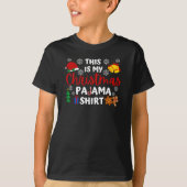 Weihnachts-Pajama-Shirt T-Shirt (Vorderseite)