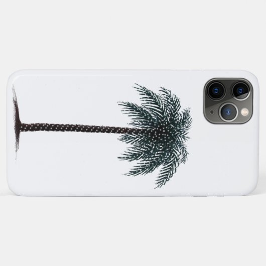 Weihnachts-Palm Tree iPhone Case (Rückseite (Horizontal))