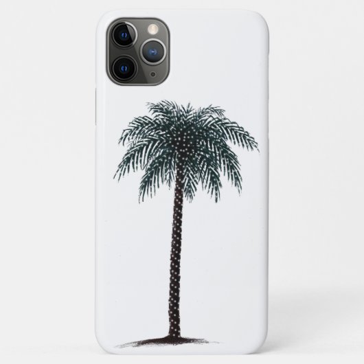 Weihnachts-Palm Tree iPhone Case (Rückseite)