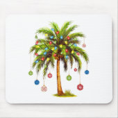 Weihnachts Palm Tree Light Hawaiian Tropical Xmas Mousepad (Vorne)