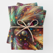 Weihnachts Palm Tree Tropical Beach Decoupage Geschenkpapier Set (Beispiel)