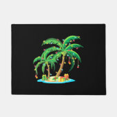 Weihnachts Palm Tree Tropical Xmas Geschenk Coconu Fußmatte (Vorderseite)