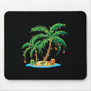 Weihnachts Palm Tree Tropical Xmas Geschenk Coconu Mousepad