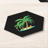 Weihnachts Palm Tree Tropical Xmas Geschenk Coconu Untersetzer (angewinkelt)