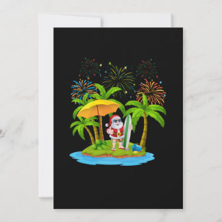 Weihnachts Palme Tree Tropical Xmas Lichter Save The Date