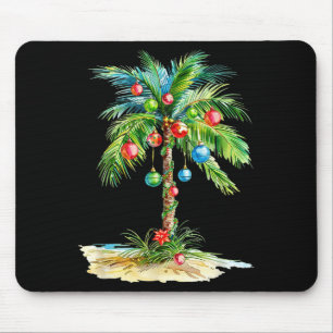 Weihnachts-Palmenbaum-Licht Hawaiian Trocal Xmas M Mousepad
