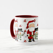 Weihnachts-Pals-Holiday-Tasse Tasse (Vorderseite Links)