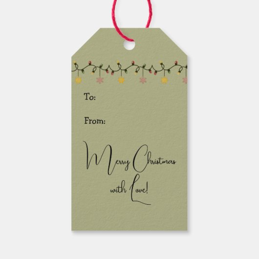 Weihnachts-Panda als Herz Geschenkanhänger (Rückseite)