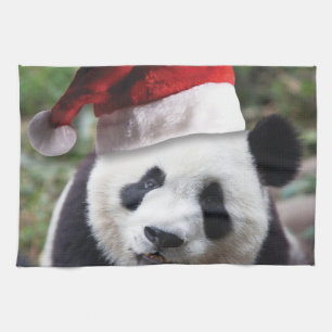 Weihnachts-Panda-Bär Küchentuch