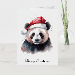 Weihnachts-Panda individuell anpassbar