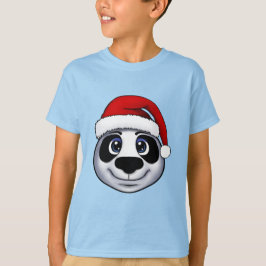 Weihnachts-Panda-T - Shirt