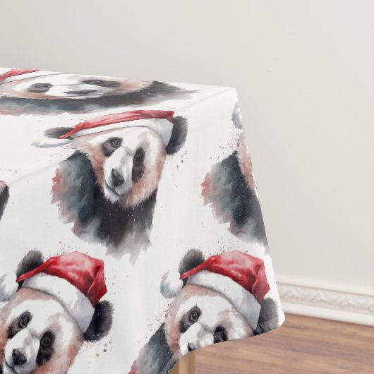Weihnachts-Panda Tischdecke (Beispiel)