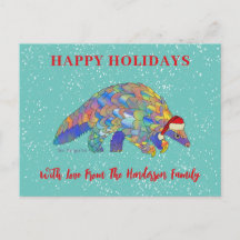 Weihnachts-Pangolin Niedlich gefährdete Arten