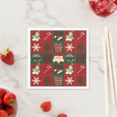Weihnachts-PAPIER NAPKINS Serviette (Beispiel)