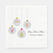Weihnachts-Papier-Serviette Serviette (Vorderseite)