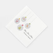 Weihnachts-Papier-Serviette Serviette (Ecke)