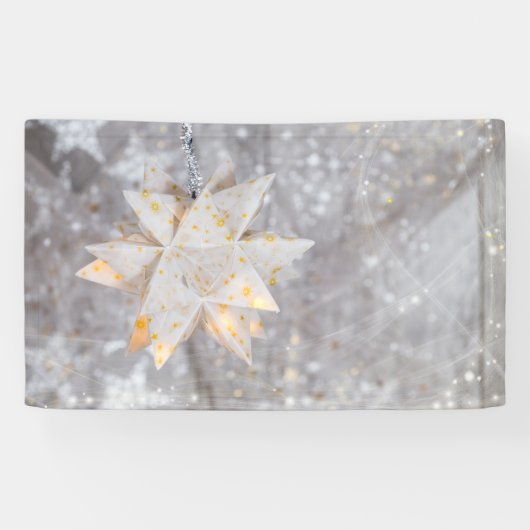 Weihnachts-Papier-Star-Dekoration-Banner Banner (Horizontal)