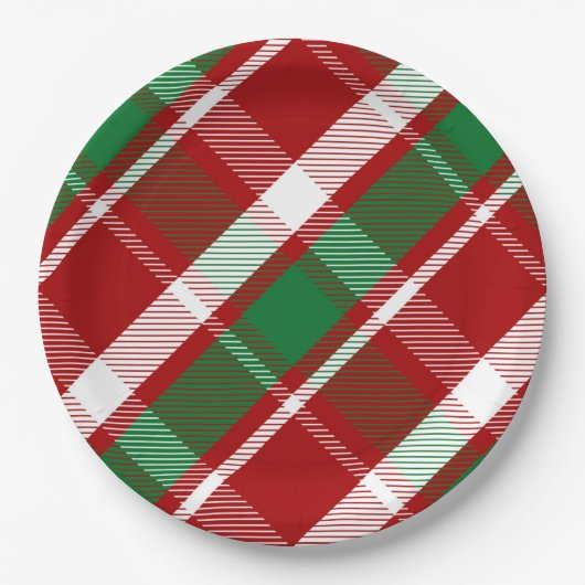 Weihnachts-Papier-Teller Pappteller (Vorderseite)