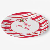 Weihnachts-Papier-Teller Pappteller (Schrägansicht)