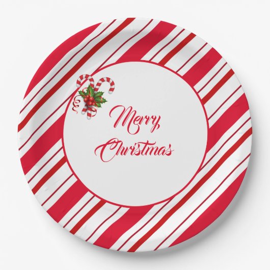 Weihnachts-Papier-Teller Pappteller (Vorderseite)