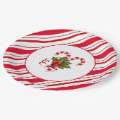 Weihnachts-Papier-Teller Pappteller (Schrägansicht)