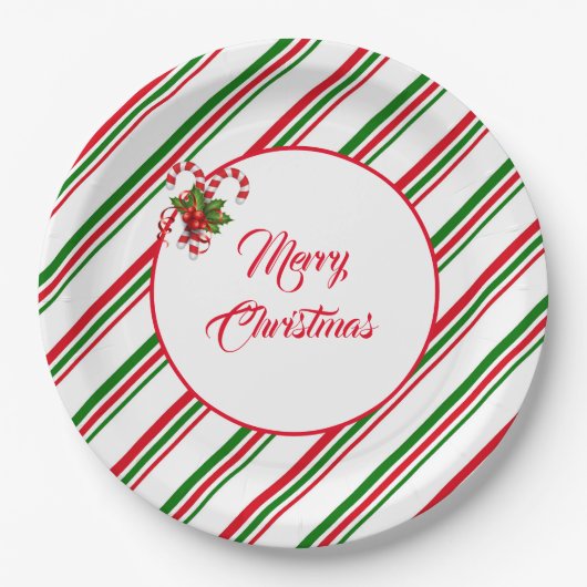 Weihnachts-Papier-Teller Pappteller (Vorderseite)