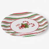 Weihnachts-Papier-Teller Pappteller (Schrägansicht)