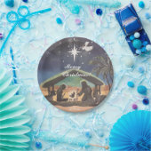 Weihnachts-Papierplatten mit Christus Pappteller (Party)