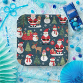 Weihnachts-Papierteller Pappteller (Party)