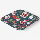 Weihnachts-Papierteller Pappteller (Gewinkelt)