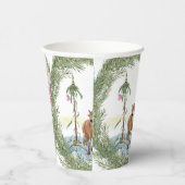 Weihnachts Pappbecher mit Pony, Tischgeschirr (Rechts)