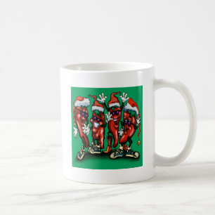 Weihnachts-Paprikaschoten Kaffeetasse