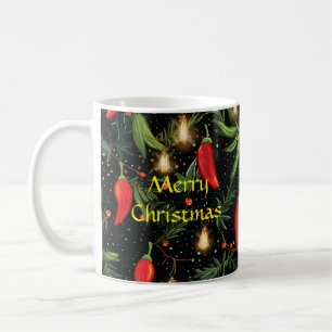 Weihnachts-Paprikaschoten Kaffeetasse