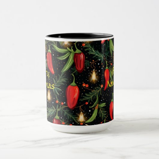 Weihnachts-Paprikaschoten Tasse (Zentrum)