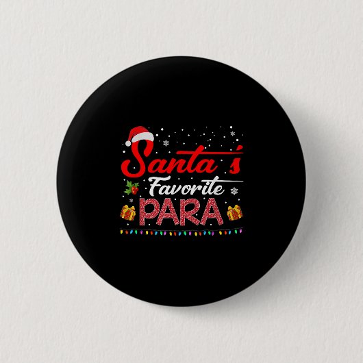 Weihnachts-Paradiesprofi T Button (Vorderseite)