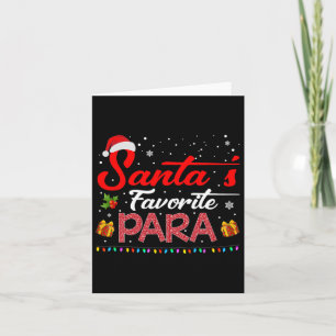 Weihnachts-Paradiesprofi T Karte