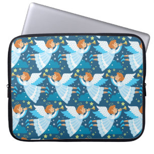 Weihnachts-Paraphernalia Postcard Illustration Laptopschutzhülle