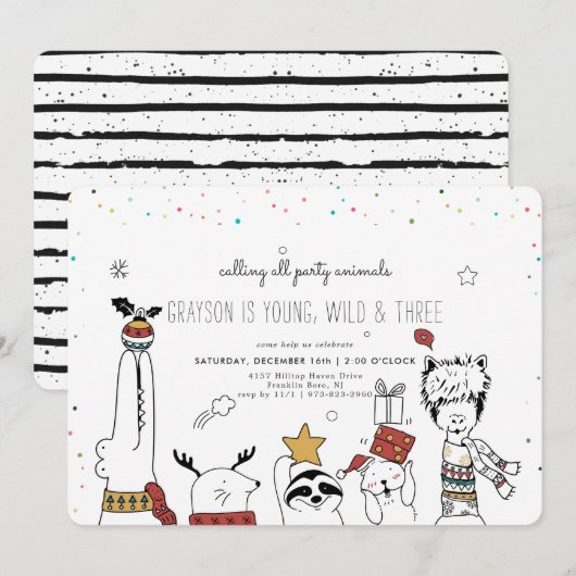 Weihnachts-Party (Vorne/Hinten)